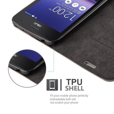 Cadorabo Fodral till Asus ZenFone 5 2014 i KAFFEBRUNT