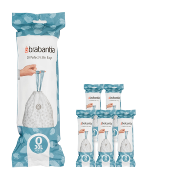 Avfallspåsar Brabantia O 30L 6x20st