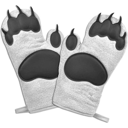 Söta Björn Grytvantar Köksvantar med Värmebeständigt Set om 2