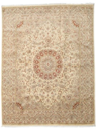 Tabriz Royal Rug 245X315 Beige/Orange Wool, India