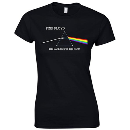 Pink Floyd - Dark Side Of The Moon Album Woman T-Paita