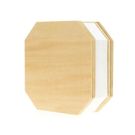 Smart trekkspill LED-lysbordlampe laget av naturlig tre USB oppladbar (trefarge)