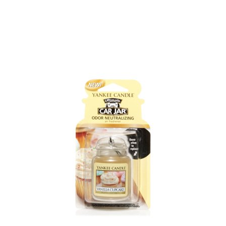 Yankee Candle Car Jar Ultimate Vanilla Cupcake 1pz - Profumo per Automobile