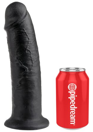 KING COCK 10 INCH BLACK DILDO