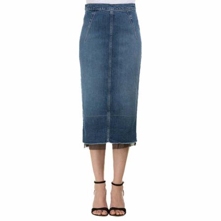 7 For All Mankind Gonna N°21 X Blå, Dame Nederdele