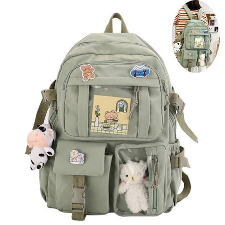 Rygsæk 43x31 cm, Skoletaske, Skoletaske Rygsæk til Piger, Børne Rygsæk, Skolerygsæk, Skolerygsæk med Tilbehør, til Børn og Teenagere