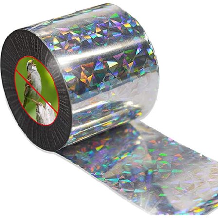 Holografisk Fugleskræmselsbånd, Dobbeltsidet Laser Fugleskræmselstape 30 meter