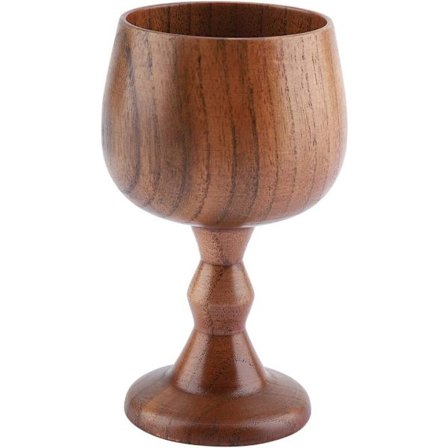 Frisk Kaff Elegant Vinglas i Trä Multifunktionellt Träglas