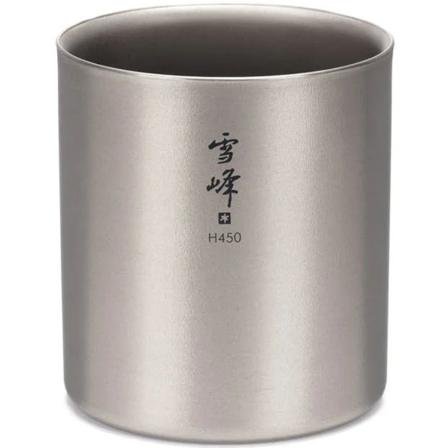 Snow Peak Titanium Double Wall H450 Stacking Mug