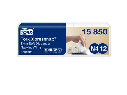 TORK Servett Premium N4 2-lag vit 1000/fp - Lyreco - Kök och servering - Servetter och dukar - Dispenserservetter