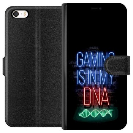 Yhteensopiva Lompakkokotelo Apple iPhone 5s Viktor Gyökeresin muotokuva vihreässä paidassa, jossa on leijonamotiivi ja intensiivinen vihreä tunnelma