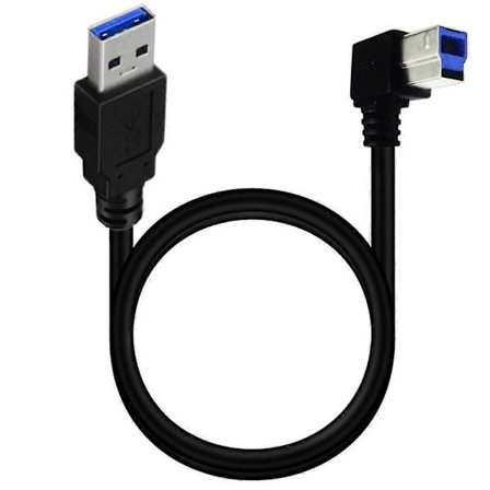 USB3.0 Kabel A Hann til B Hann 90 Graders Rett Vinkel USB3.0 Printerkabel [DB]