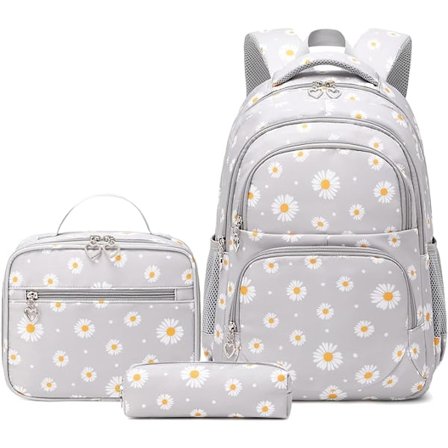 Koulureppu teini-ikäisille koululaukut lasten reput tytöille pojille 3 kpl reppusetti lounaslaukku + penaali