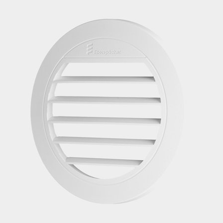 Kratka do wylotu Eberspächer, 50 - 60 mm, otwarta 30°, tworzywo sztuczne, biała - Jachtowa