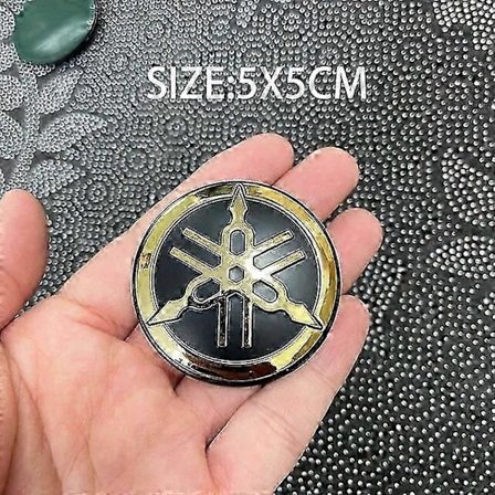 Kompatibel med Yamaha Dekaler Emblem Logotyp Guld Vit Svart Klistermärken Fordonsfoliering - Perfekt