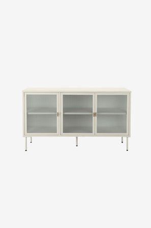 Loft24 - Sideboard med 3 dörrar Rosalie - Grå - Skänkar & sideboards - Från Homeroom