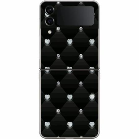 Samsung Galaxy Z Flip4 Premium Skal Bling Heart