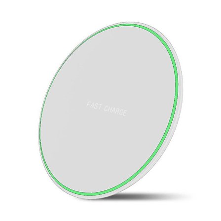 15w Qi-certifierad trådlös laddningsplatta kompatibel med Apple Iphone Samsung och Tws Headset-26