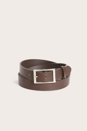 Kappahl | Skärp | Mörkbrun