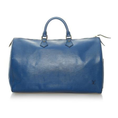 Louis Vuitton Vintage, Pre-owned Handbag Blauw, Dames, Maat:ONE Size