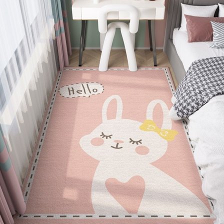 Lekeromsteppe for barn, sengeteppe til soverommet, anti-fall matte for babyer ved inngangen, tegneserieprint