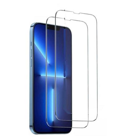 2-PAKK - iPhone 13/13 Pro Skjermbeskytter i herdet glass
