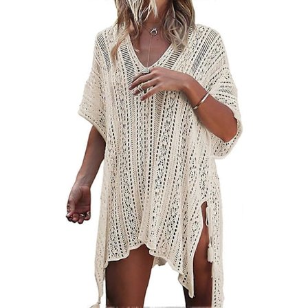 "Dame Badedrakt Strandklær Hul Badedrakt Oversized Dekning Bikini Badedrakt Kjole Sommer" (FMY)