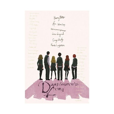 Harry Potter Dumbledore's Army Print 60cm x 80cm Kräm/Svart