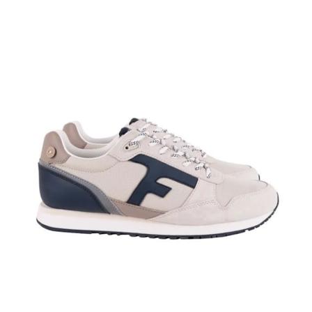 Faguo Elm Syn Sneakers i vävd mocka - beige/blå - 43 beige/blå 41