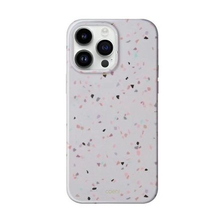 Uniq Coehl Terrazzo skal till iPhone 14 Pro Max sand/sandsten