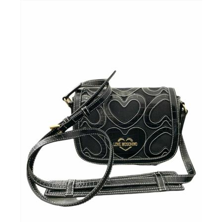 Love Moschino, Cross Body Bags Zwart, Dames, Maat:ONE Size