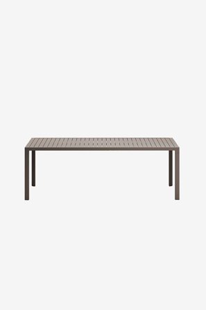 Kave Home - Spisebord Culip, 100 x 220 cm - Brun - Spisebord - Fra Homeroom