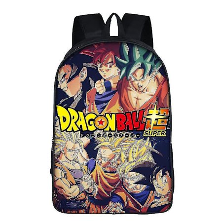 Dbz Dragon Ball Skolryggsäck Super Saiyan B Studentväska Ryggsäck