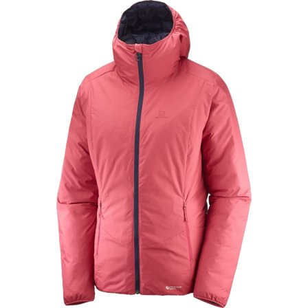 Salomon Women's Drifter Loft Hoodie Women middle-layer synthetic jackets Pink XS