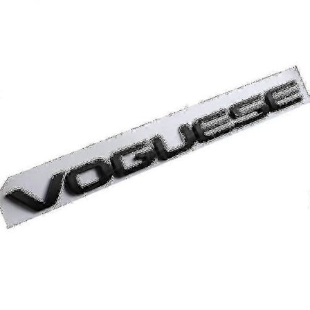 3d Abs Sort Bil Bagagerum Evoque Logo Velar Badge Vogue Se Bogstaver Emblem Til Range Rover Sport L322 L320 L494 Klistermærke Tilbehør Kb p VOGUESE 