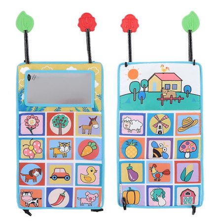 Sammenklappeligt legespejl til mavetræning 45x26cm Knisterbog til spædbørn_Overraskelsesgave