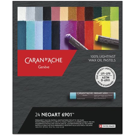 Neoart 6901 wax and oil pastel 24-set