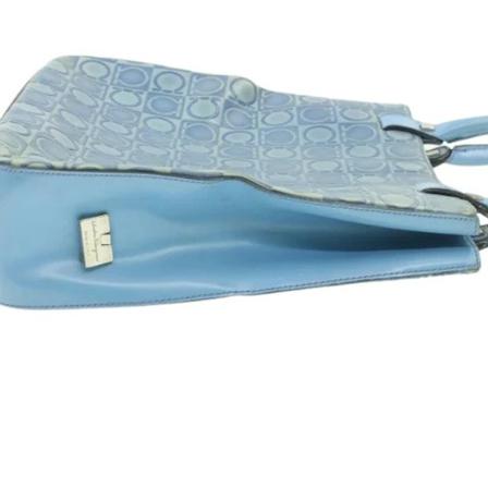 Salvatore Ferragamo Pre-owned, Leather Shoulder Bag Blauw, Dames, Maat:ONE Size,leer