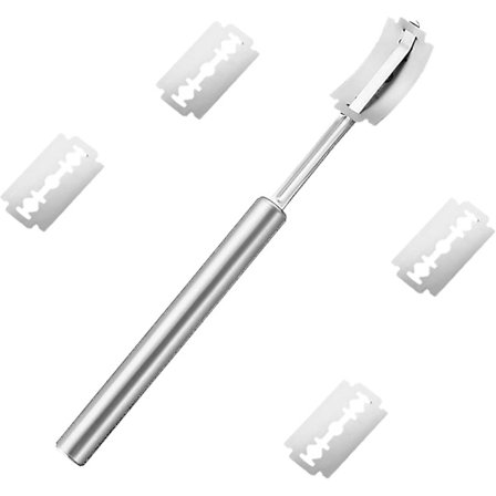 Ln-lame Boulanger, Bakerkniv og 5 stk Blader, Brødkniv Baker, Grignette Brødkniv Bladholder Baker For Å Skåre Deig Gravere Brød