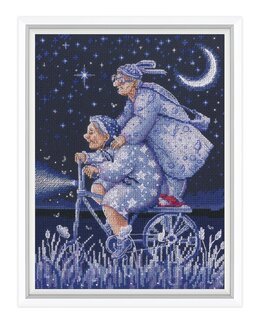 Broderikit Tavla Son och Far