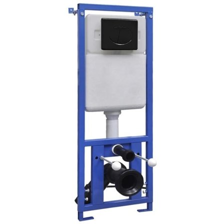 vidaXL Dold hög cistern 11 L 41x14x(110-125) cm