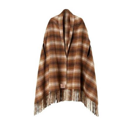 Twinset, Poncho Brązowy, Kobieta, Rozmiar: ONE Size