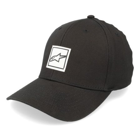 Alpinestars - Svart flexfit Keps - Meddle Hat Black Flexfit @ Hatstore
