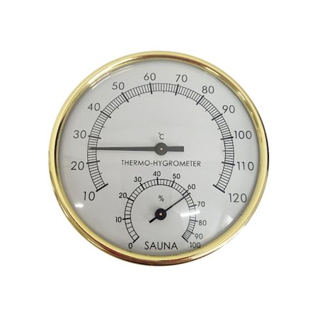 Thermo Hygrometer, Køkken Temperatur Fugtighed Hygrometer, LCD Digitalt Rum Termometer, Rum Hygrometer Termometer, Sauna Hygrometer, Metal Skive 