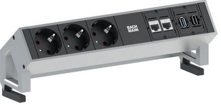 BACHMANN 3X Schuko 2X Cat6 1X Hdmi, 1X
