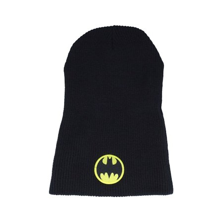 Difuzed - Svart Beanie - Batman Slouchy Long Beanie @ Hatstore
