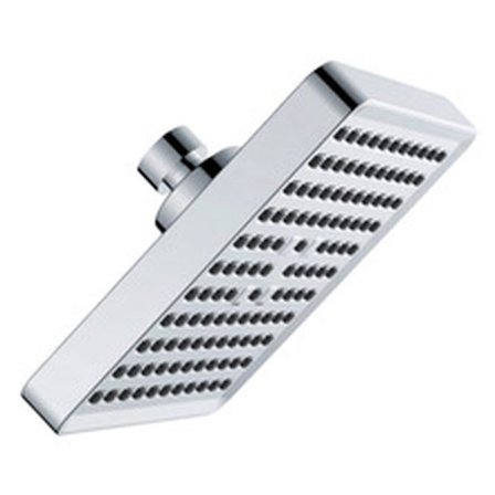 Takdusjhode Fast Rustfritt Stål Anti-Kalk Dusjhode Justerbar Sprayvinkel Enkel Installasjon Krom