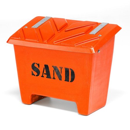Sandlåda, 130 liter, orange