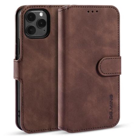 Iphone 13 Pro - Dg.ming Retro Läder Fodral - Brun