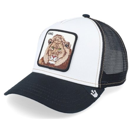 Goorin Bros. - Vit trucker Keps - The King White/Black Trucker @ Hatstore